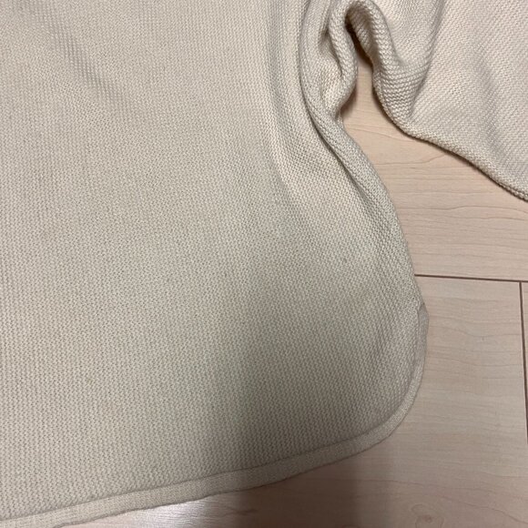 Babaton Aritzia Avery Cashmere Batwing Sweater Sz S Ivory - Picture 3 of 12